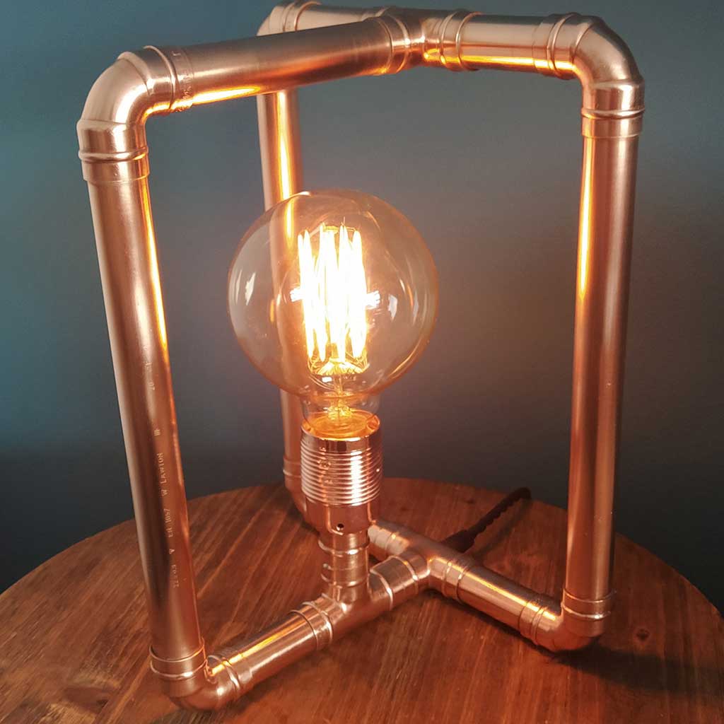 Made on sale copper lamp